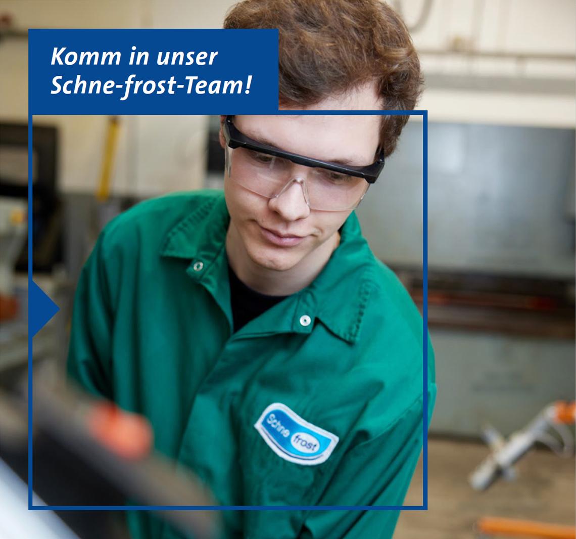 Komm in unser Schne-frost-Team!