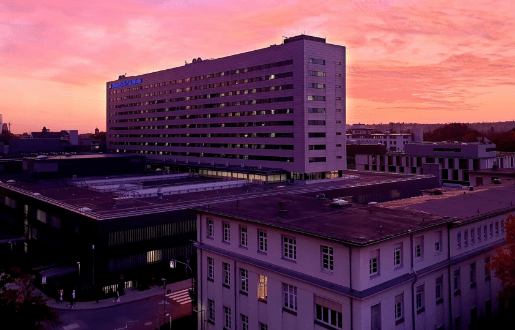Gebäude der Universitätsmedizin Frankfurt