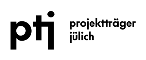 Logo: PTJ Projektträger Jülich